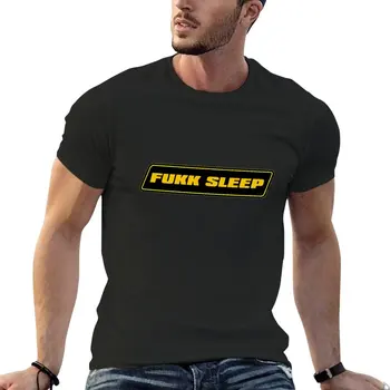 Футболка с изображением FUKK SLEEP, футболка с изображением животных для мальчиков, футболки для мужчин