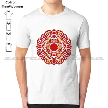 Футболка с логотипом Laghima'S Poem On Red Lotus из 100% хлопка, Удобная Высококачественная Футболка The Last Airbender Mako Aang Sokka Katara Toph