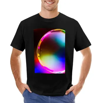 Футболка с мыльным пузырем ярких цветов, быстросохнущая футболка, мужские футболки с графическим рисунком.
