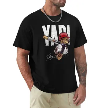 Футболки Yadi, забавные быстросохнущие мужские футболки с графическим рисунком, большие и высокие