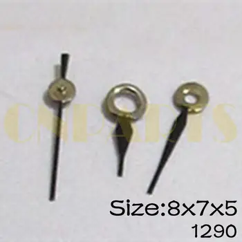 Черный набор стрелок для часов Miyota 2015, длина механизма 8 мм / 7 мм / 5 мм, № 1290