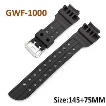 Черный резиновый Ремешок для часов GWF-1000 Repalcement Аксессуары для смарт-браслетов Ремешки для наручных часов GWF1000 Ремешок для часов Часы на ремне
