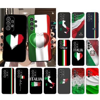 Чехол для телефона с флагом Италии для Samsung Galaxy A73 A13 A14 A32 A71 A33 A52 A53 A72 A51 A22 A23 A34 A54