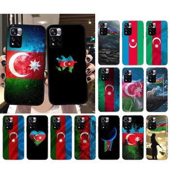 Чехол для Телефона с Флагом Азербайджана Xiaomi Redmi Note 12 Pro 11S 11 10 Pro 9Pro Note9 10S Redmi 10 9C 9A Funda
