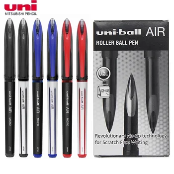 Шариковые Гелевые Ручки Uni-Ball Air Roller 0,5 мм Extra 0,7 мм Fine Point Japan Super Ink Free Control Синие, Черные, Красные чернила Для Плавного письма